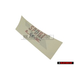 Original VW SPORT LINE Decal Black Vehicles Right - 155853902C BYQ