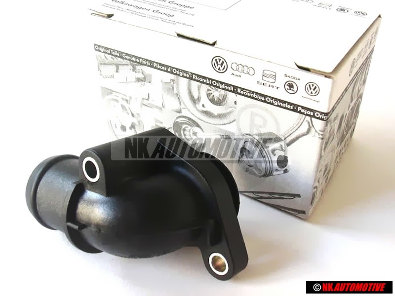Original VW Radiator Top Coolant Hose Flange Elbow G60 VR6 - 535121647