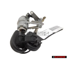 Original VW Lock Cylinder With Keys And Housing - 1J6827297G