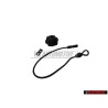 Original VW Holding Strap Satin Black - 1K8863447 9B9