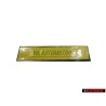 Original VW G40 Rear Badge Emblem Red - 871853750C