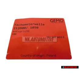 VW Classic Parts Golf G60 Rallye Speedometer Cable - 191957803E