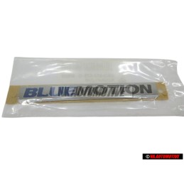 Original VW BLUE MOTION Rear Trunk Boot Badge Emblem Chrome - 6R0853675G WWS