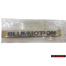 Original VW BLUE MOTION Rear Trunk Boot Badge Emblem Chrome - 6R0853675G WWS
