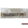 Original VW BLUE MOTION Rear Trunk Boot Badge Emblem Chrome - 6R0853675G WWS