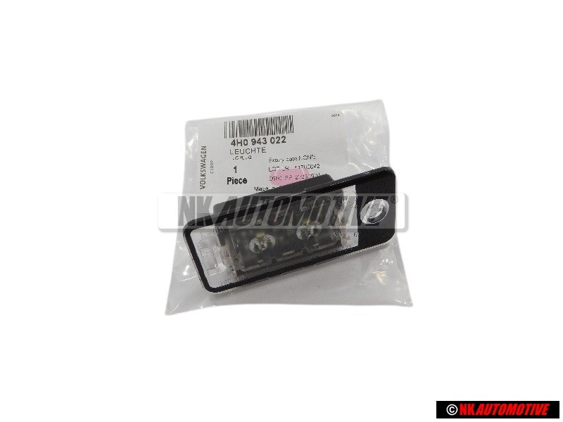 Original Audi Led Licence Plate Light - 4H0943022