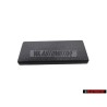 Original VW Cover Satin Black - 701857234A 01C