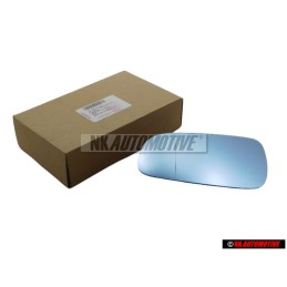 Original VW Mirror Glass Aspherical Wide Angle Heated With Carrier - 1J1857521G