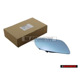 Original VW Mirror Glass (Convex) Heated With Carrier Plate - 1J1857522P