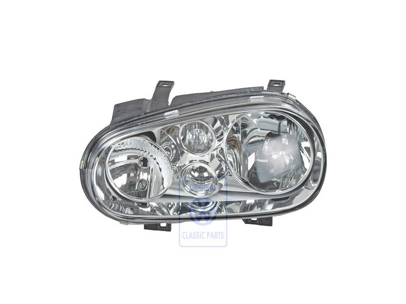 Original VW Halogen Twin Headlights - 1J1941017F