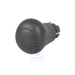 Original VW Gearstick Knob Satin Black - 1H0711141H 01C