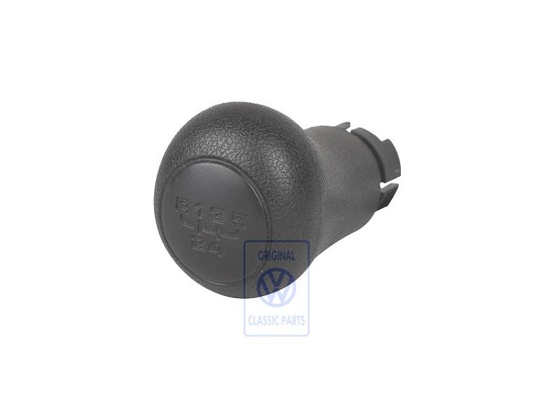 Original VW Gearstick Knob Satin Black - 1H0711141H 01C