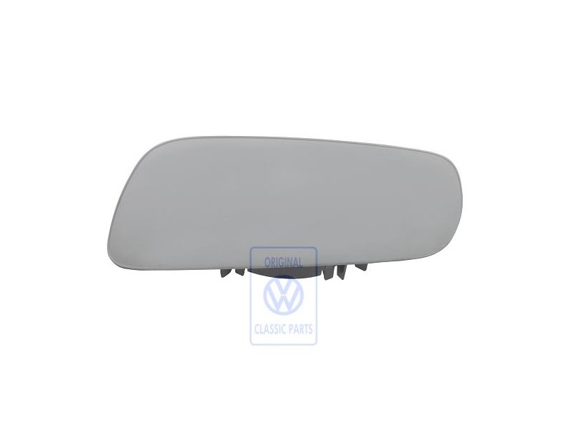 Original VW Mirror Glass (Convex) With Carrier Plate - 1J2857521