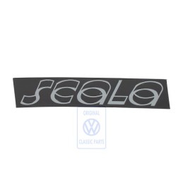 Original VW Inscription Satin Black/Saphire-Metallic - 533853685M PF9