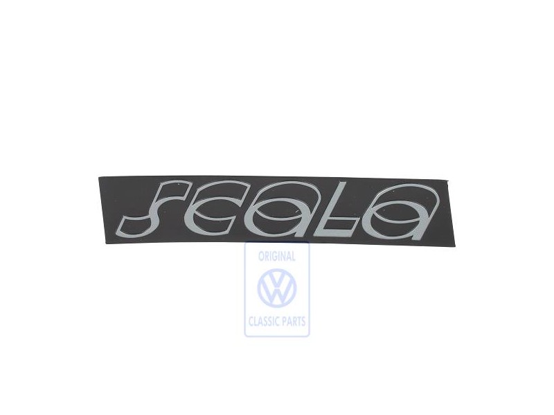 Original VW Inscription Satin Black/Saphire-Metallic - 533853685M PF9