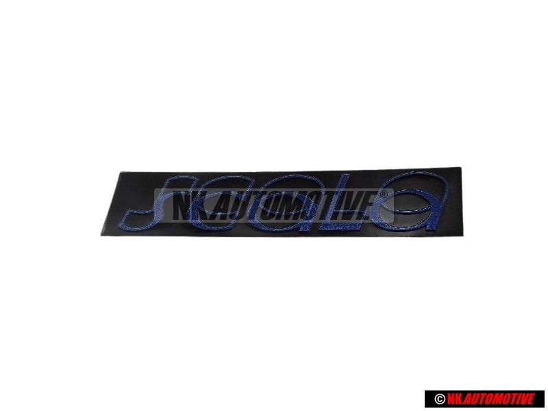 Original VW SCALA Side Badge Emblem Black Blue - 533853686H BDE