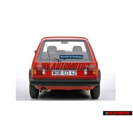Original VW Set Tailgate Hatch Vinyl Stickers Surround GTI - 171898523A 4AT
