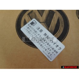 Original VW Sticker For Fuel Filler Neck - 1H0010093H