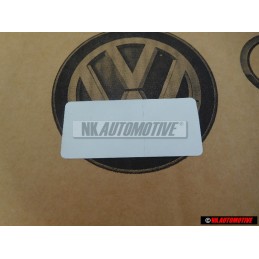 Original VW Sticker For Fuel Filler Neck - 1H0010093H