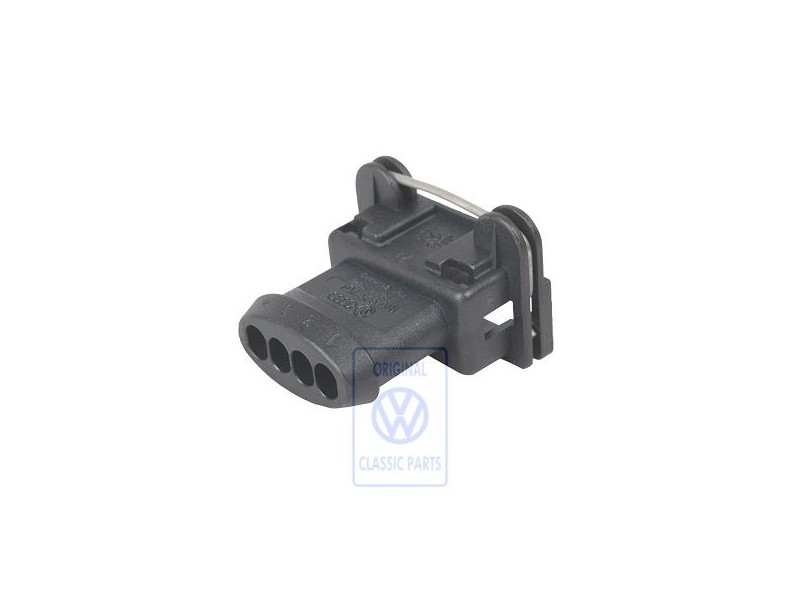 Original VW Flat Contact Housing - 1H0973704