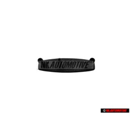 Original VW Polo DERBY Dashboard Badge Emblem Black - 6K0857182