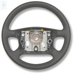 Original VW Steering Wheel Leather Black/Cosmic Green - 1J0419091APHCD