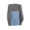 Original VW Backrest Cover (Fabric) Blue/Black - 1J0881805BRKMD