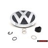 Original VW Rear Badge Emblem Chrome Grey - 1C0853630C WV9