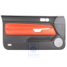 Original VW Door Panel Trim Leather Black/Tropical Orange - 1J3867011CJGEB