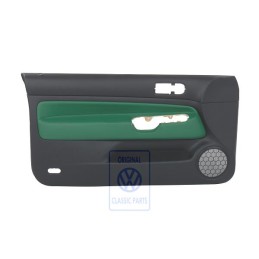Original VW Door Panel Trim (Leather) Green - 1J3867011DLLLE