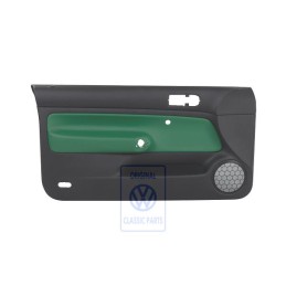 Original VW Door Panel Trim (Leather) Green - 1J3867011DNLLE