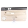 Original VW Door Panel Trim Leather Black/Light Beige - 1J3867012CPFWZ