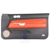Original VW Door Panel Trim Leather Black/Tropical Orange - 1J3867012CPGEB
