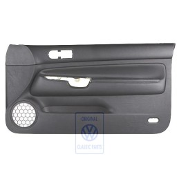 Original VW Door Panel Trim Leather Black/Black - 1J3867012CPGEN