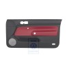 Original VW Door Panel Trim (Leather) Red - 1J3867012EBLLD
