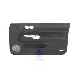 Original VW Door Panel Trim (Leather) Black/Black - 1J3867012EDHSA