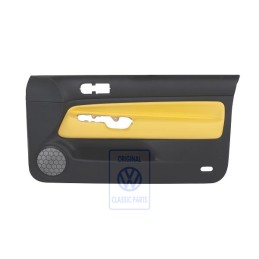 Original VW Door Panel Trim (Leather) Yellow - 1J3867012EDHUV