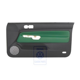 Original VW Door Panel Trim (Leather) Green - 1J3867012EDLLE