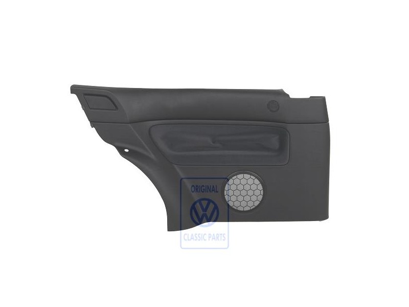 Original VW Side Trim (Fabric) Black/Black - 1J3867043CAEWL