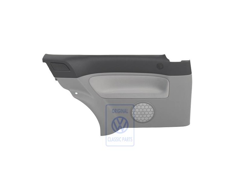 Original VW Side Trim (Fabric) Black/Flannel Grey - 1J3867043CAHRY