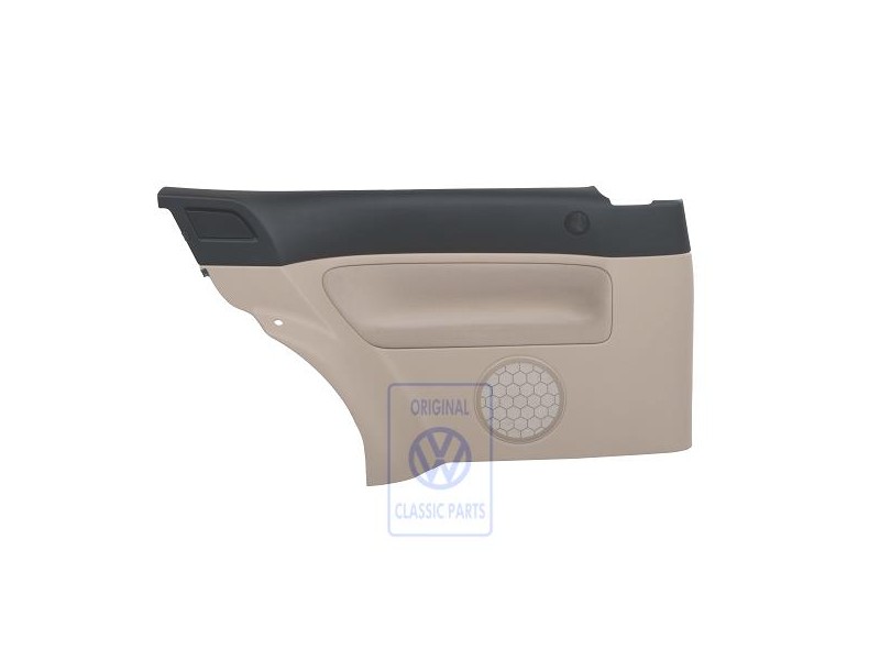 Original VW Side Trim (Fabric) Black/Light Beige - 1J3867043CAHRZ