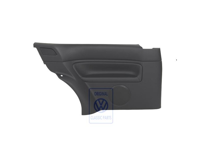 Original VW Side Panel Trim (Leather) Black/Black - 1J3867043CBHSA