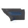Original VW Side Panel Trim (Leather) Black/Jazz Blue - 1J3867043CBHSE