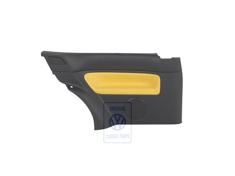 Original VW Side Panel Trim (Leather) Yellow - 1J3867043CBHUV