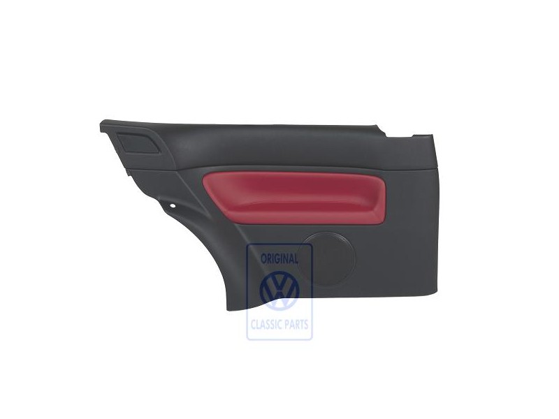 Original VW Side Panel Trim (Leather) Red - 1J3867043CBLLD