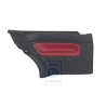 Original VW Side Panel Trim (Leather) Red - 1J3867043CBLLD