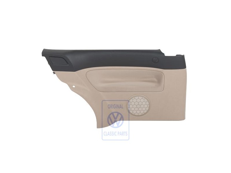 Original VW Side Trim (Fabric) Black/Light Beige - 1J3867043CJFWW