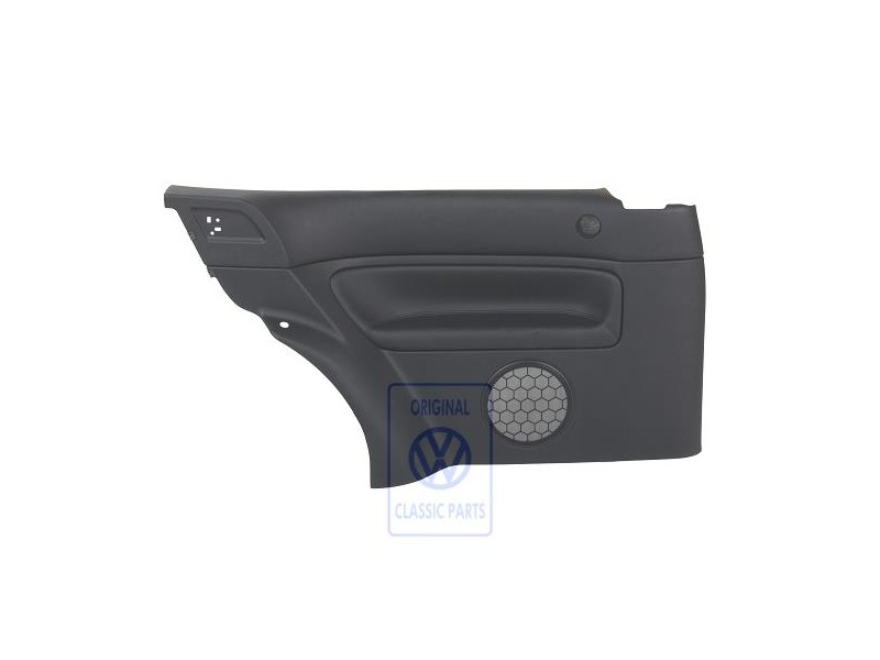 Original VW Side Panel Trim (Leather) Black/Black - 1J3867043CNHSA