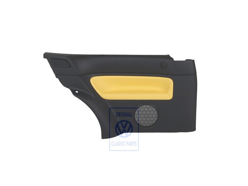 Original VW Side Panel Trim (Leather) Yellow - 1J3867043CNHUV