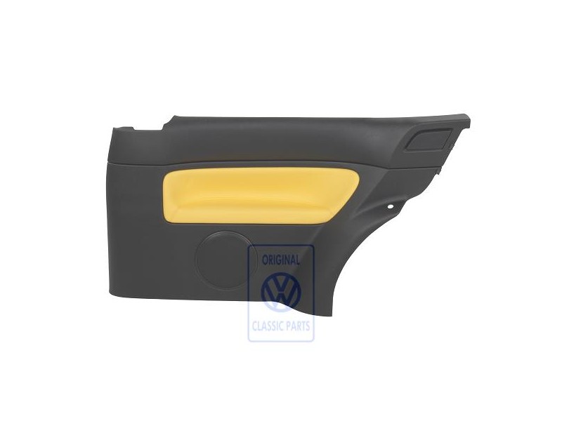Original VW Side Panel Trim (Leather) Yellow - 1J3867044CBHUV